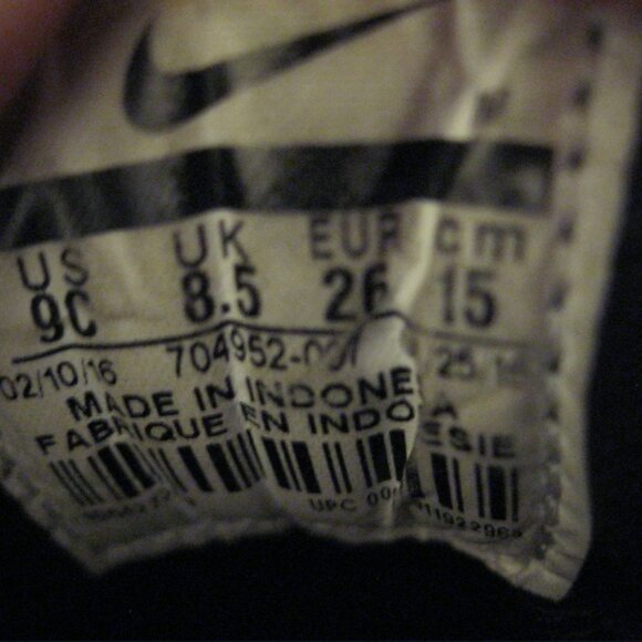 9C Nike Air Huarache Shoes - Picture 3 of 3